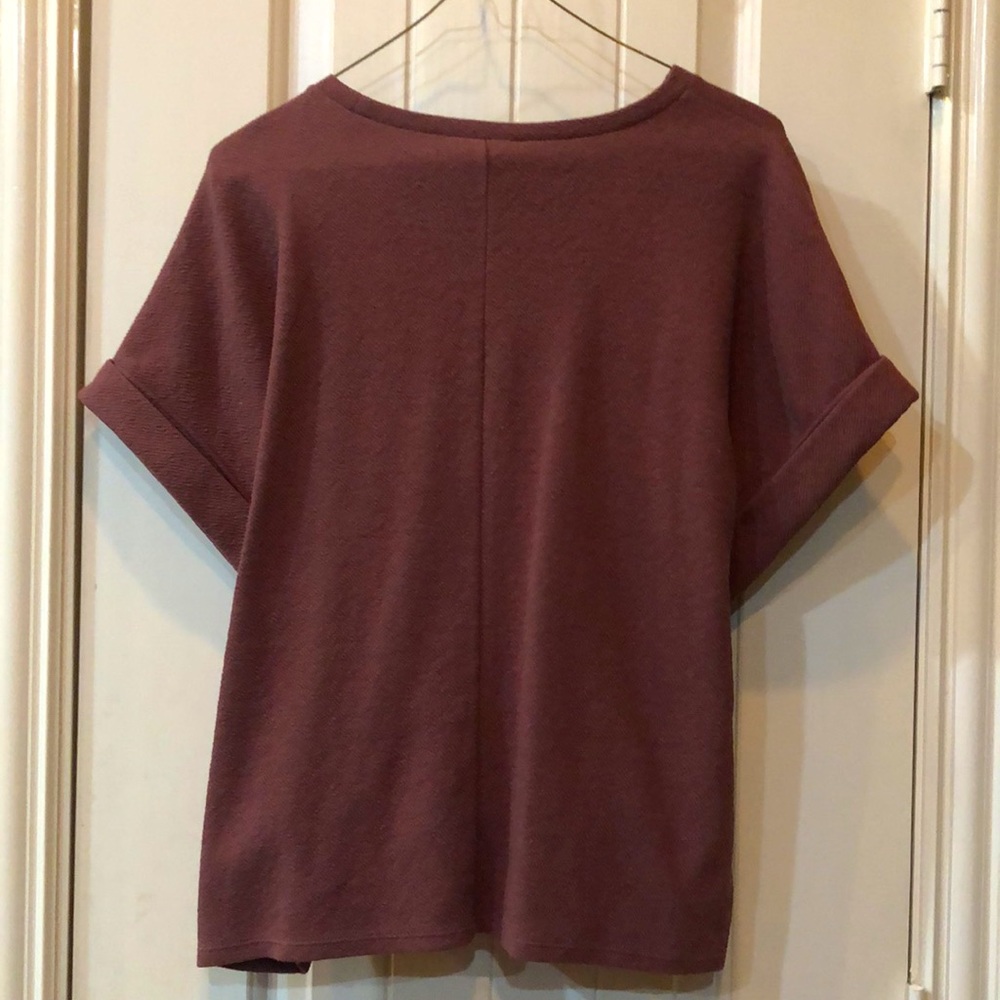 Maroon  Express blouse - Picture 2 of 2